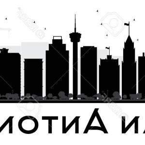 Photostock Vector San Antonio City Skyline Black And White 300x300 Photostock Vector San Antonio City Skyline Black And White