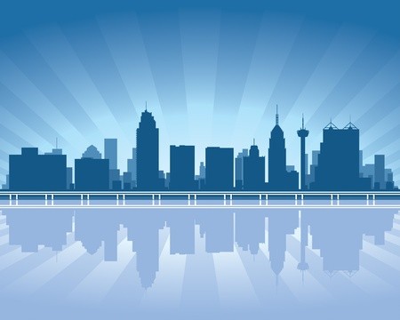 San Antonio Skyline Vector at Vectorified.com | Collection of San ...