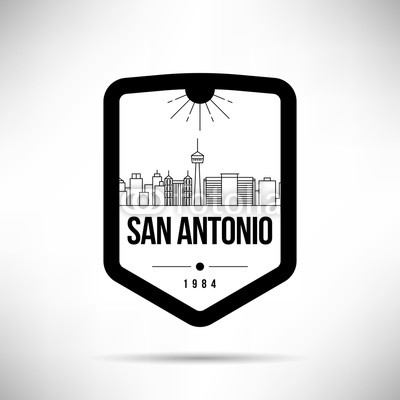 400x400 San Antonio City Modern Skyline Vector Template Buy Photos Ap