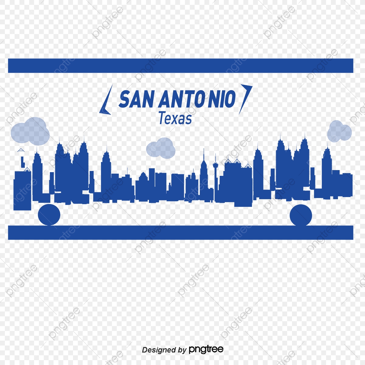 1200x1200 San Antonio, City Silhouette, City, High Rise Png And Vector