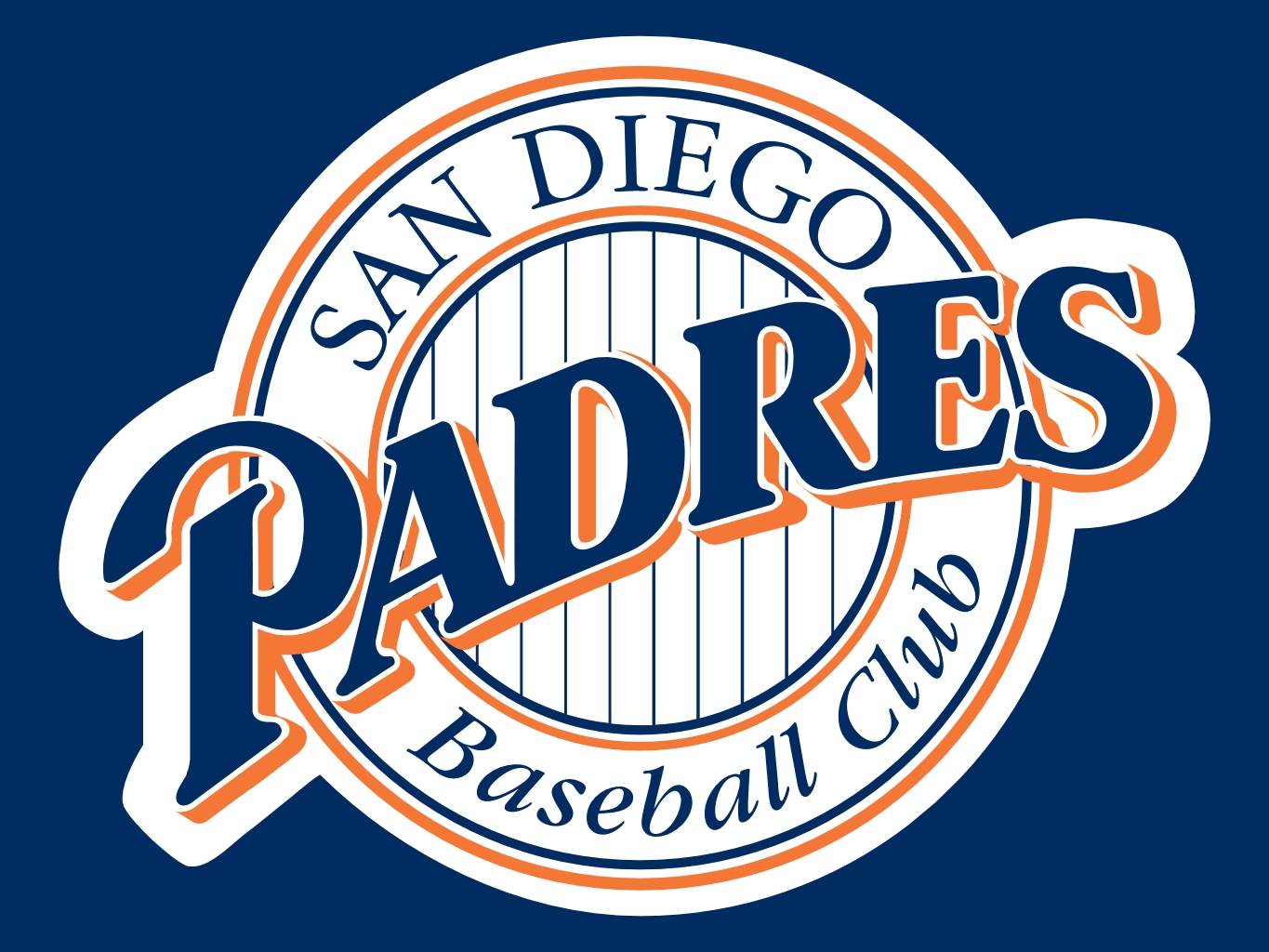 San Diego Padres Logo Vector at Collection of San