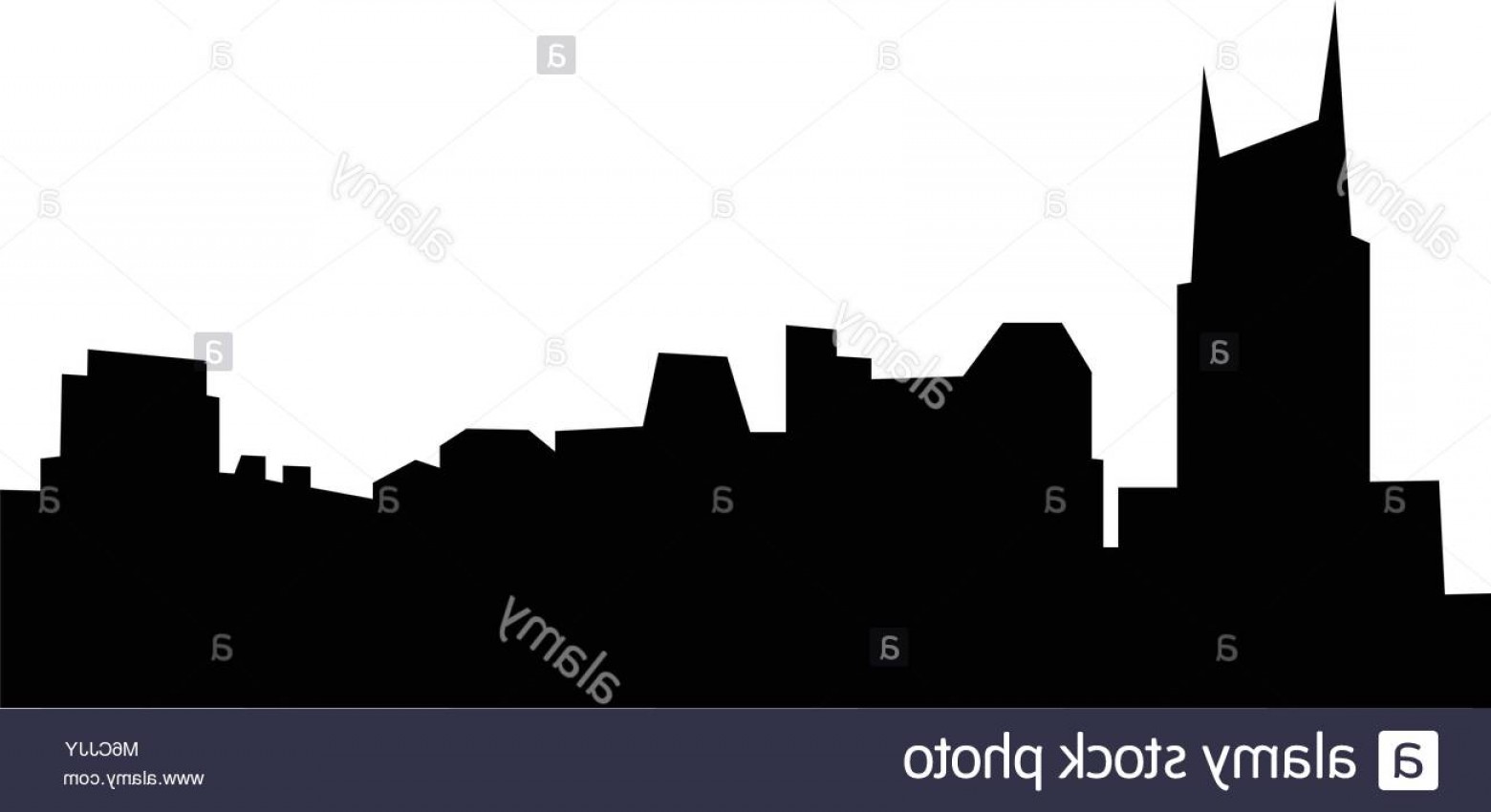 1560x850 Nashville Skyline Silhouette Png Images