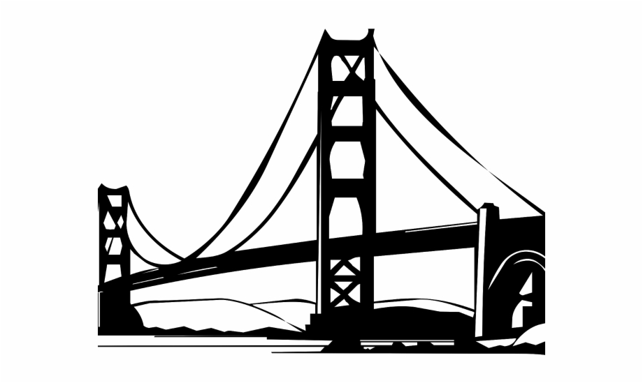 Vector Clipart Golden Gate Bridge 920x549 Vector Clipart Golden Gate Bridge