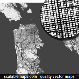 256x256 Scalablemaps Vector Maps Of San Francisco