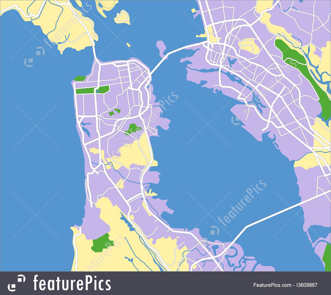 1300x1158 Signs And Info San Francisco Map