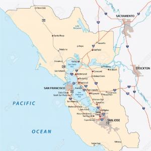 300x300 Photostock Vector San Francisco Bay Area Map Hoodamathrun