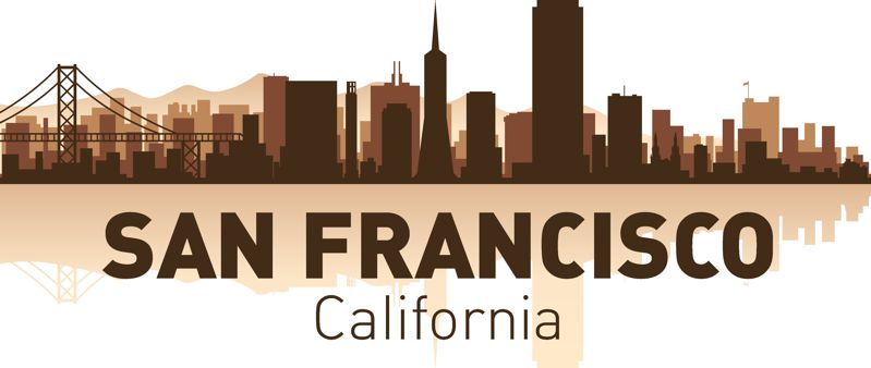 799x338 San Francisco Skyline Vector Art Graphic Design Vector