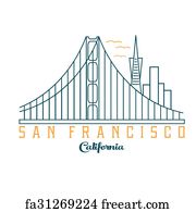 180x195 Free Art Print Of San Francisco Golden Gate Bridge And Balloon