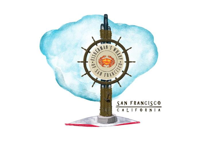 Free San Francisco Watercolor Vector Free Graphics Uihere 700x490 Free San Francisco Watercolor Vector Free Graphics Uihere