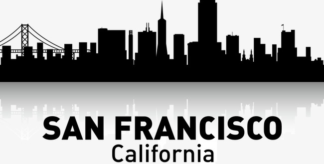 San Francisco Skyline Silhouette Png Images In Collection 650x329 San Francisco Skyline Silhouette Png Images In Collection