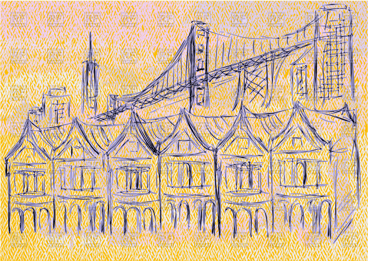 San Francisco Urban Background Vector Image Of Travel Arkela 1200x853 San Francisco Urban Background Vector Image Of Travel Arkela