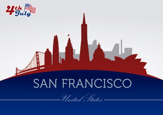 San Francisco City Buildings And Landmarks Vector Free Download 626x441 San Francisco City Buildings And Landmarks Vector Free Download