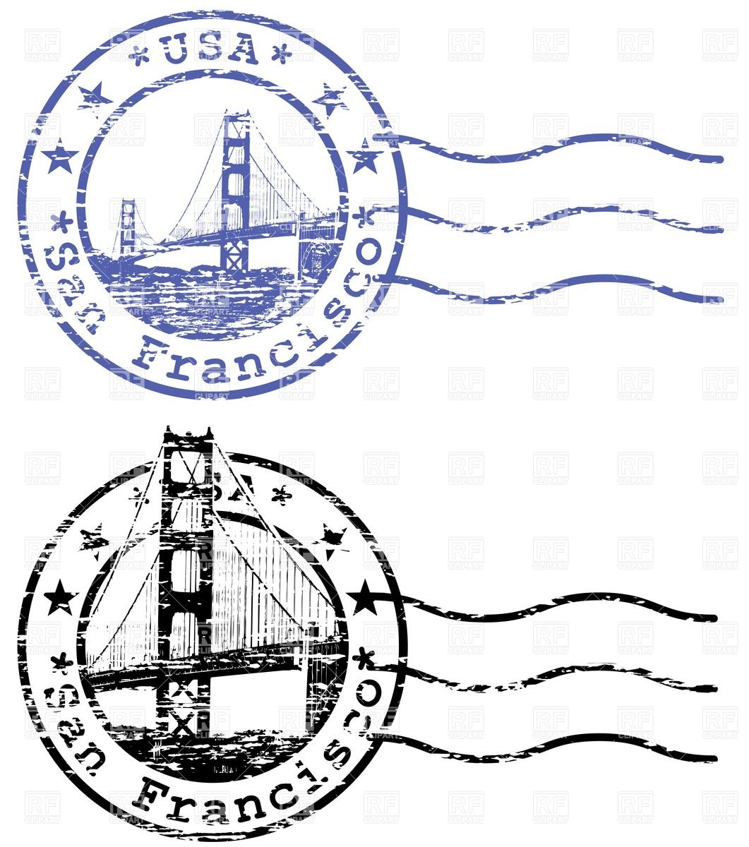 Shabby Stamp With Cityscape Of San Francisco And Golden Gate 1061x1200 Shabby Stamp With Cityscape Of San Francisco And Golden Gate