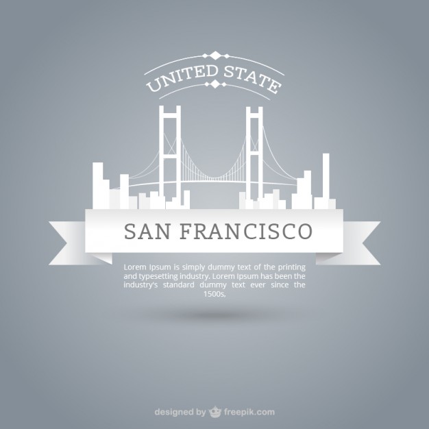 Skyline Of San Francisco Vector Free Download 626x626 Skyline Of San Francisco Vector Free Download