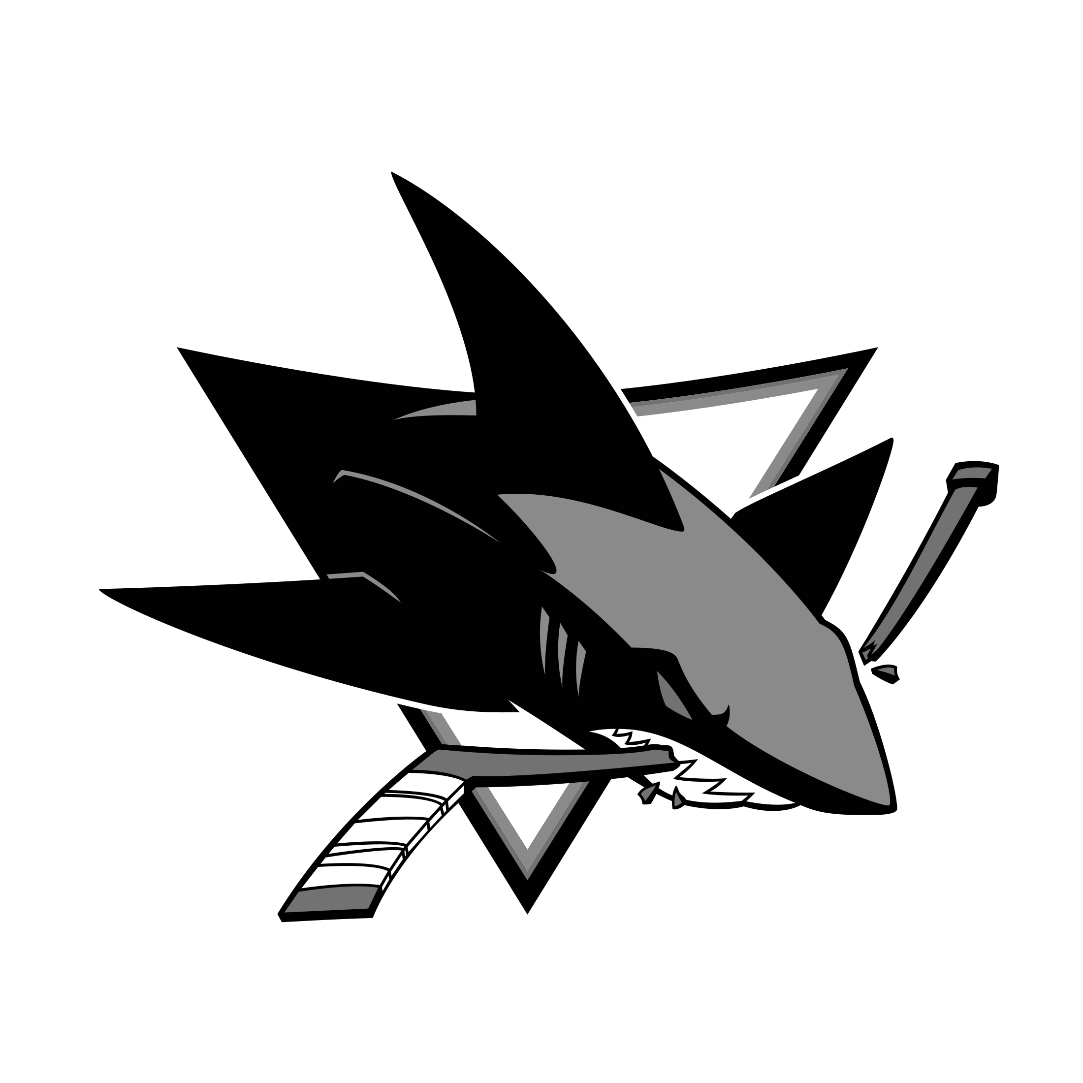 San Jose Sharks Logo Vector at Collection of San Jose