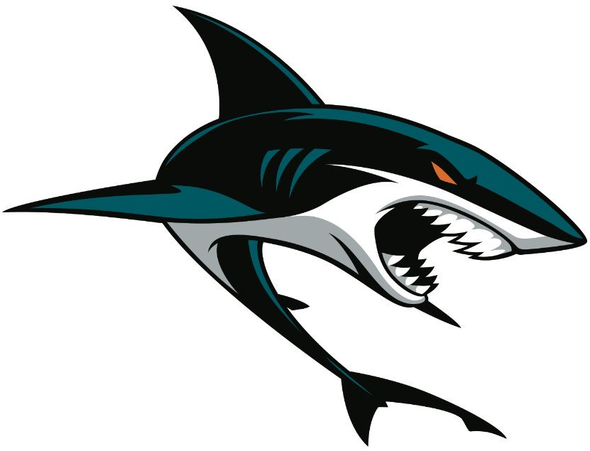 831x635 San Jose Sharks Secondary Logo