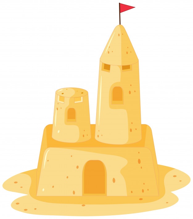 Sand Castle Vector at Vectorified.com | Collection of Sand Castle ...