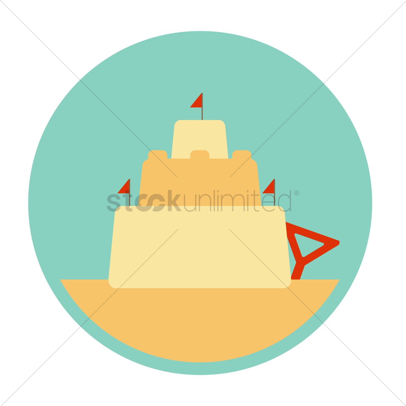 Free Sand Castle Vector Image 1300x1300 Free Sand Castle Vector Image