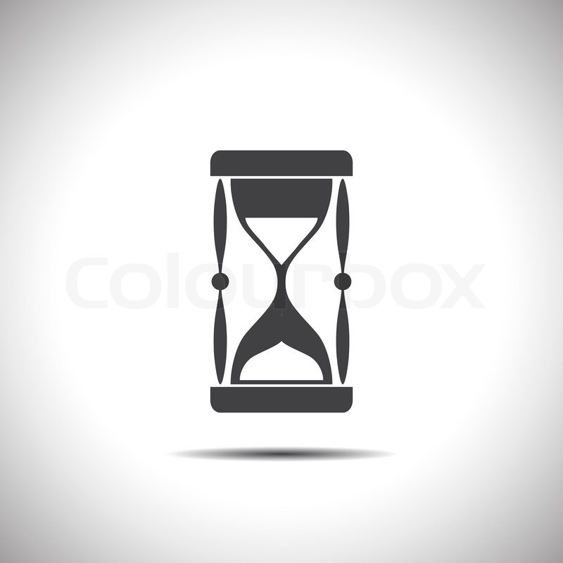 800x800 Sand Clock Vector Icon Stock Vector Colourbox