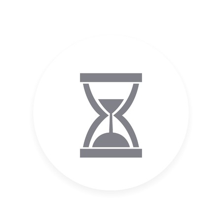 450x450 Sand Clock Icon, Hourglass Vector Symbol Royalty Free Vector Graphics
