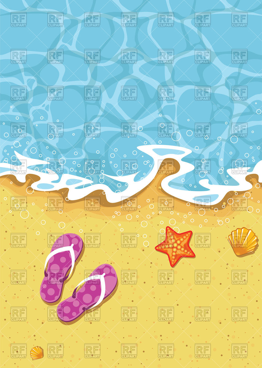 Sea Wave On Beach Sand Vector Image Of Nature, Landscape Gomixer 854x1200 Sea Wave On Beach Sand Vector Image Of Nature, Landscape Gomixer