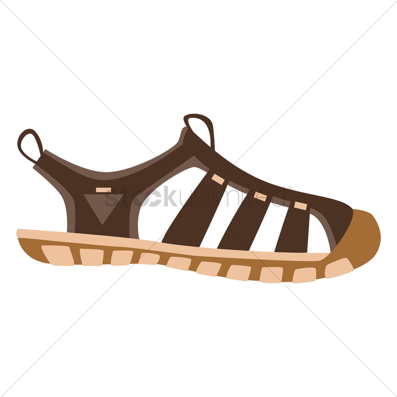 1300x1300 Sandal Vector Image