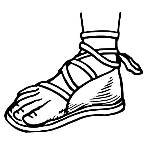 500x500 Sandals Vector