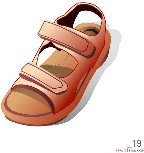 500x530 Sandals Vector Free Vector In Adobe Illustrator