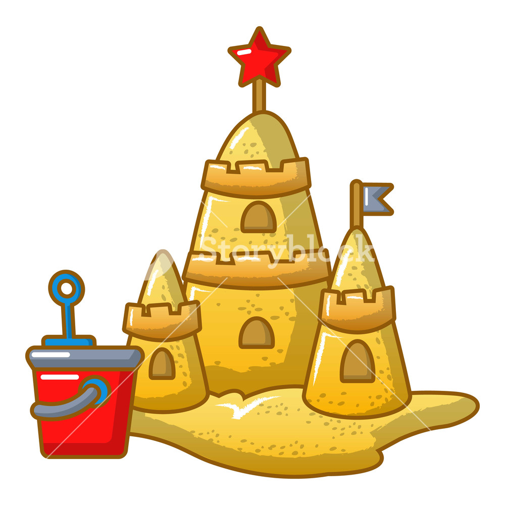Sand Castle Icon Cartoon Illustration Of Sand Castle Vector Icon 1000x1000 Sand Castle Icon Cartoon Illustration Of Sand Castle Vector Icon