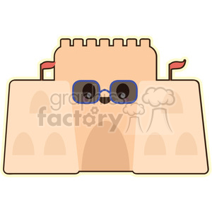 300x300 Sandcastle Vector Clip Art Image Clipart Royalty Free Gif