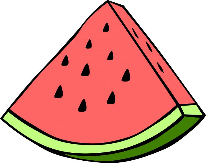 700x556 Sandia Animada Png Vector, Clipart