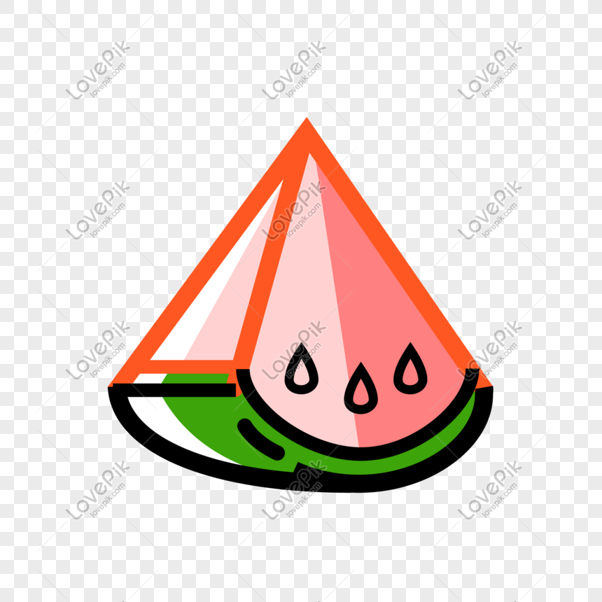 860x860 Vector De Sandia De Dibujos Animados Imagen Descargar Prf