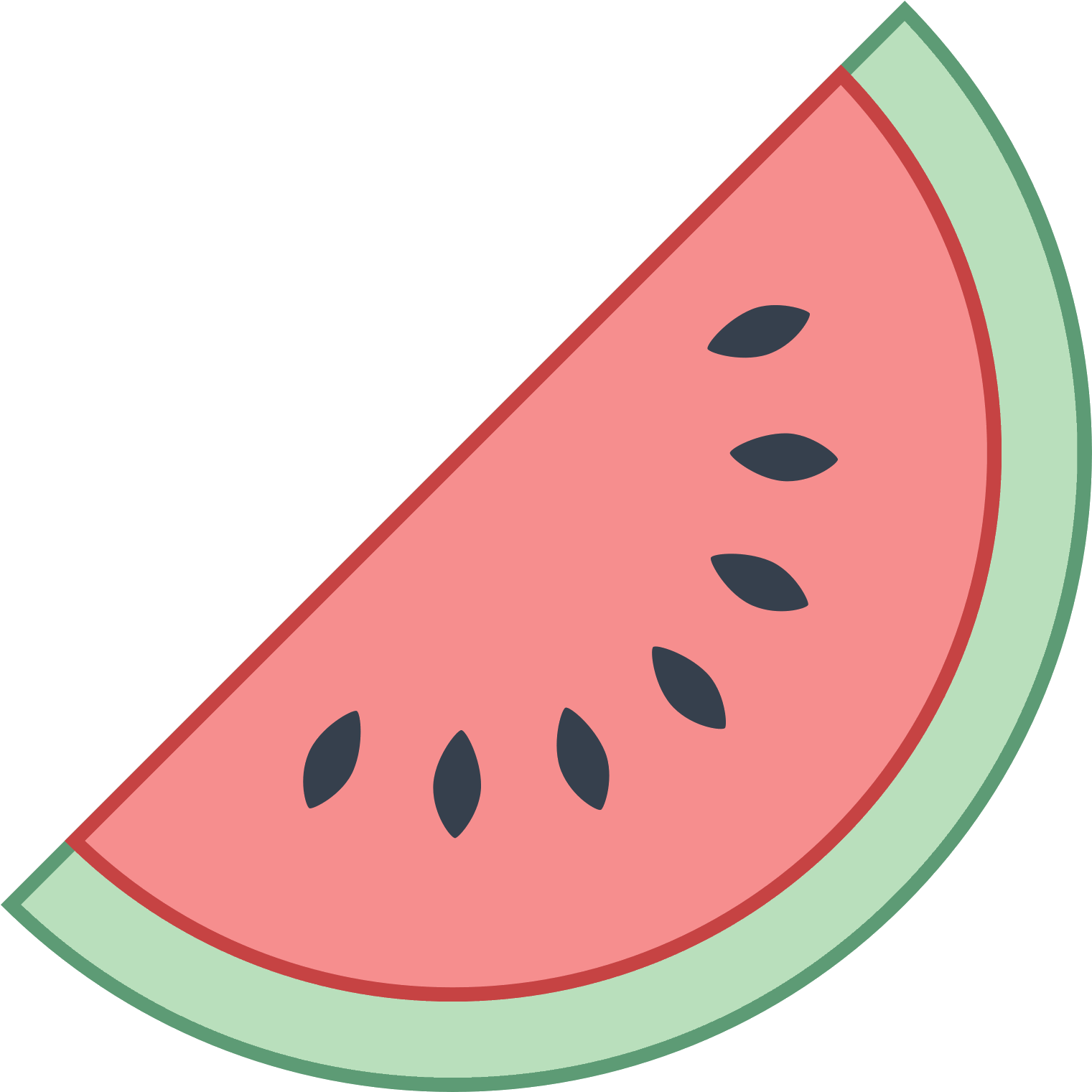 1521x1521 Download Hd Watermelon Vector Png Vector Transparent Download