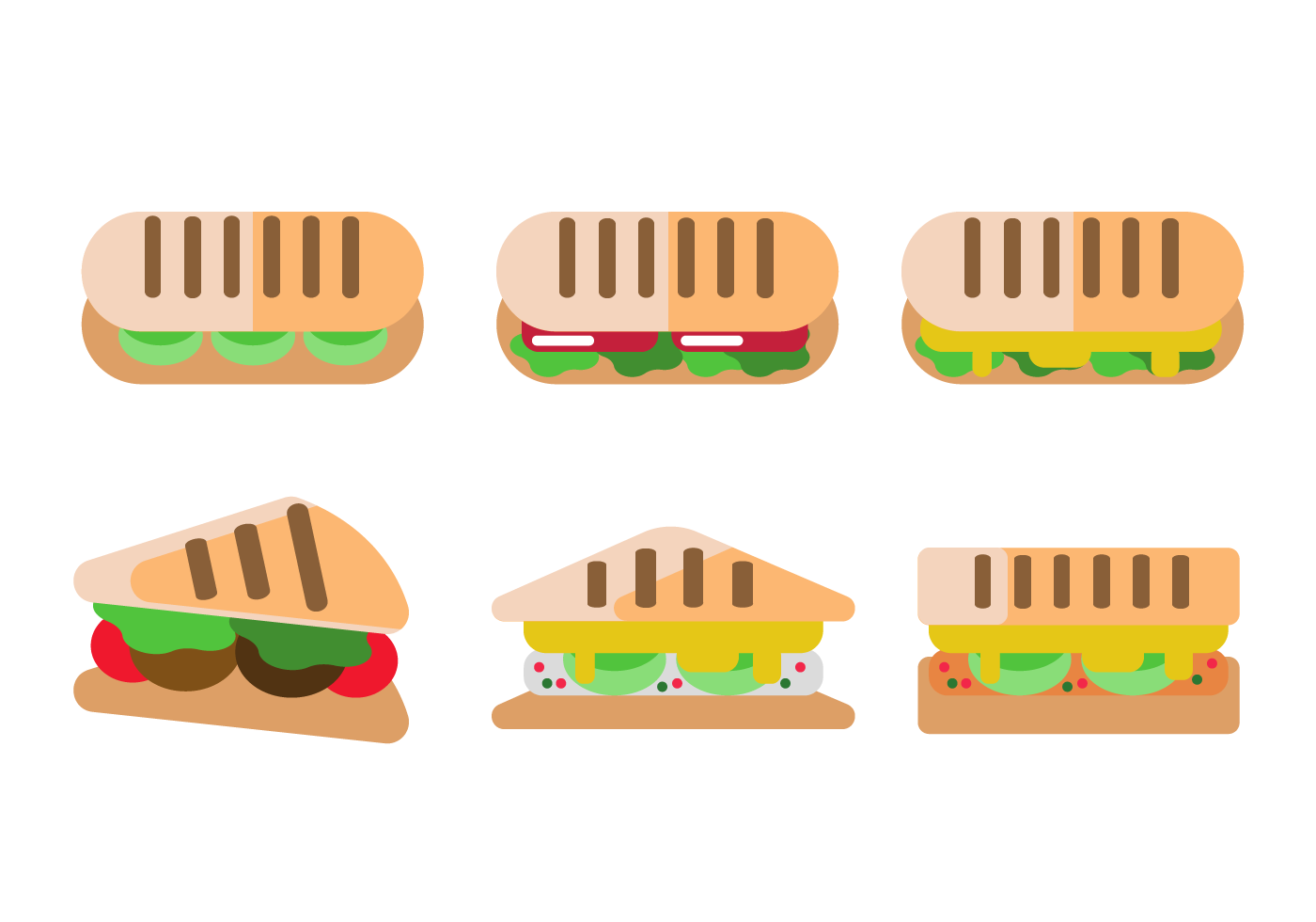 Sandwich Free Vector Art 1400x980 Sandwich Free Vector Art