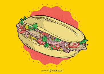 Sandwich Vector Graphics To Download 364x260 Sandwich Vector Graphics To Download