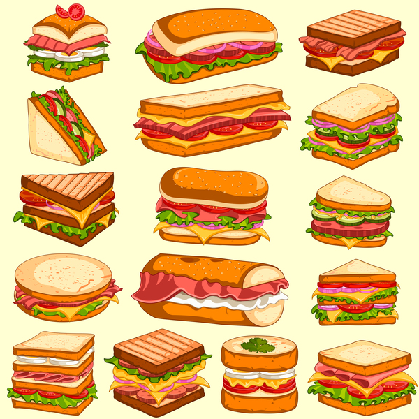 Sandwich Design Vecrtor Free Download 600x600 Sandwich Design Vecrtor Free Download