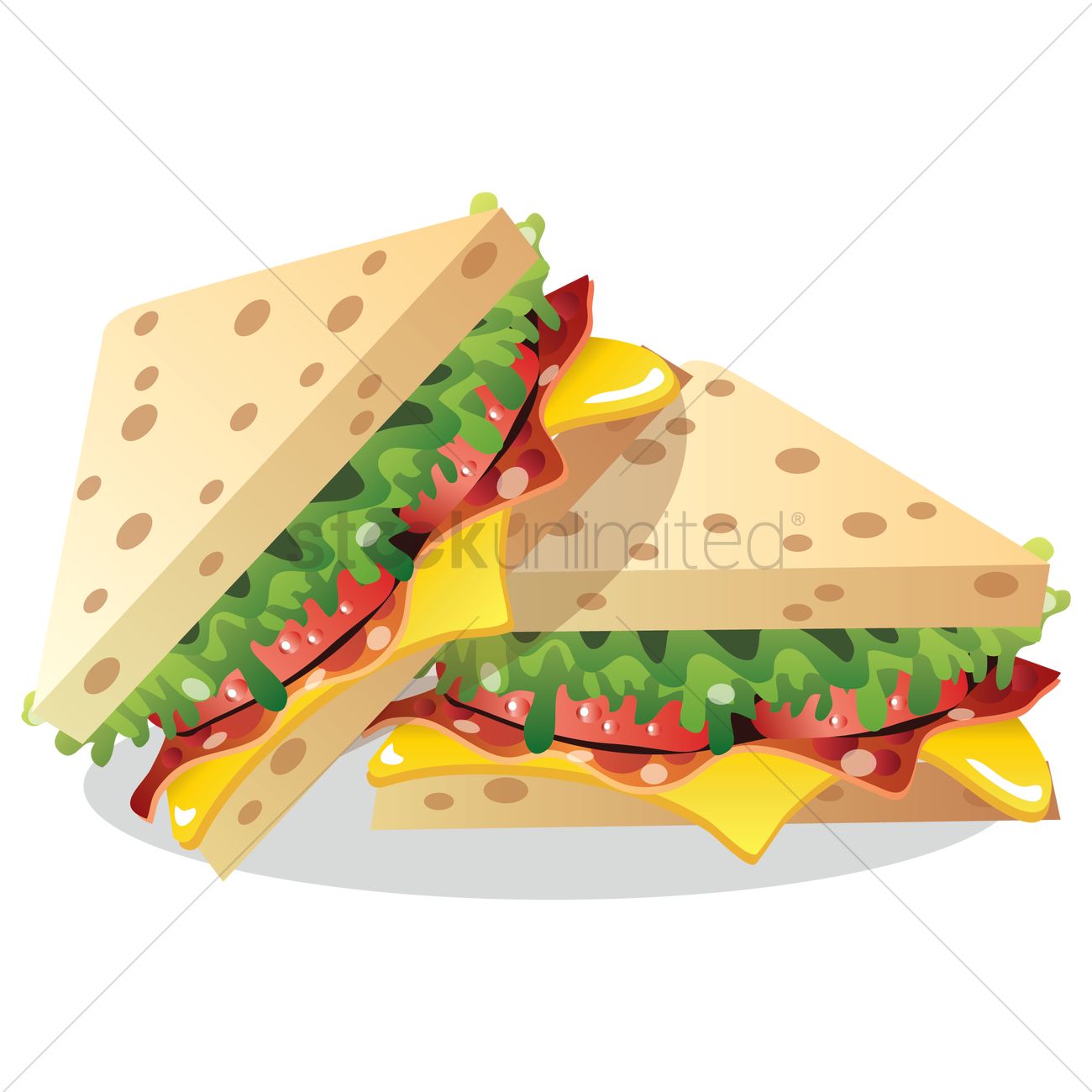 Free Wholemeal Sandwich Vector Image 1300x1300 Free Wholemeal Sandwich Vector Image