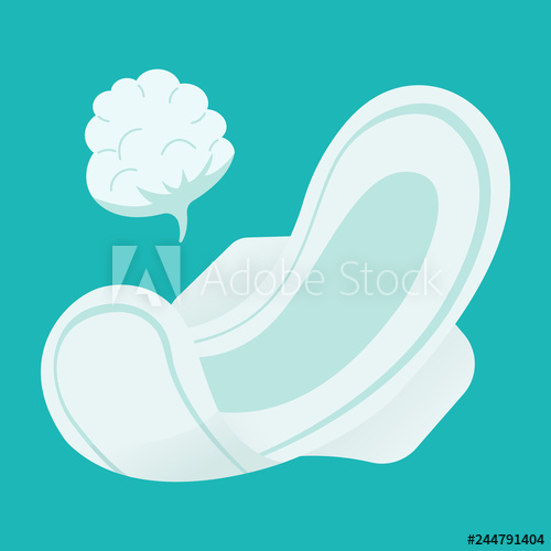 Sanitary Napkin Vector Background Realistic Detailed Sanitary 500x500 Sanitary Napkin Vector Background Realistic Detailed Sanitary
