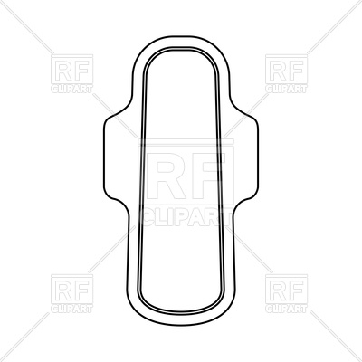 Sanitary Napkin Black Color Icon Vector Image Of Icons And Emblems 400x400 Sanitary Napkin Black Color Icon Vector Image Of Icons And Emblems