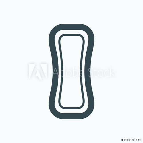 Daily Sanitary Pads Vector Icon 500x500 Daily Sanitary Pads Vector Icon