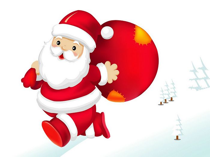 Santa Cartoon Vector