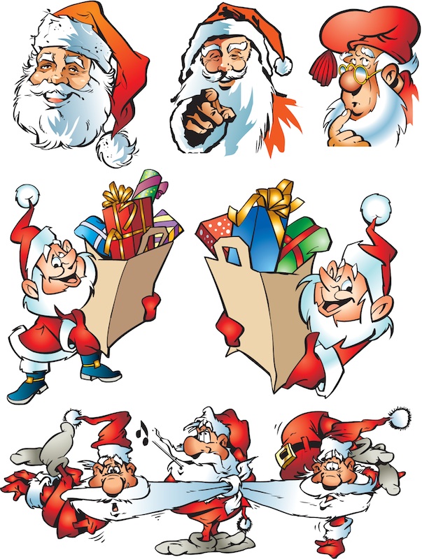 603x800 Cartoon Santa Claus Vector Vector Graphics Blog