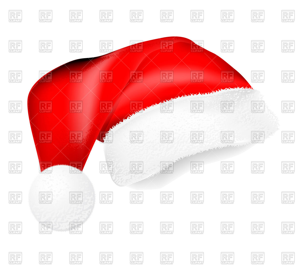 Red Santa Claus Hat Vector Image Of Objects 1200x1051 Red Santa Claus Hat Vector Image Of Objects