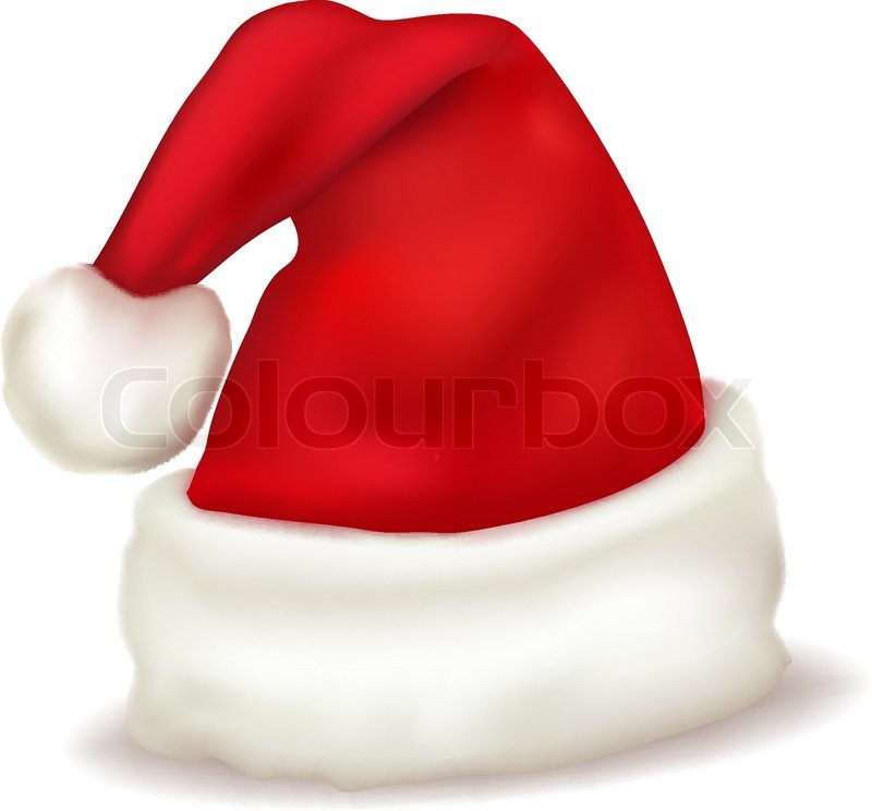 Red Santa Claus Hat Vector Stock Vector Colourbox 800x744 Red Santa Claus Hat Vector Stock Vector Colourbox