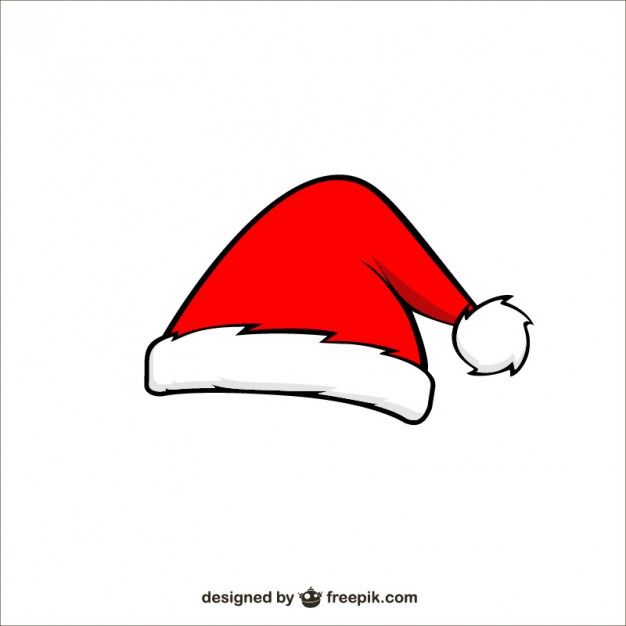 Santa Claus Cartoon Hat Free Vector Silhouette 626x626 Santa Claus Cartoon Hat Free Vector Silhouette