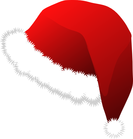 Santa Claus Hat Clip Art 570x595 Santa Claus Hat Clip Art