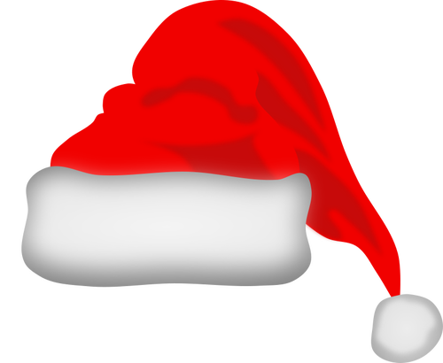 Santa Claus Hat Vector Image 500x410 Santa Claus Hat Vector Image
