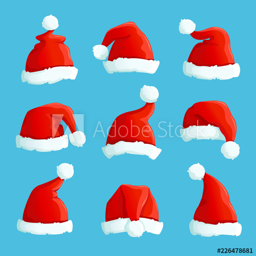 Santa Hats Cartoon Christmas Costume Caps With Fur Santa Claus 500x500 Santa Hats Cartoon Christmas Costume Caps With Fur Santa Claus