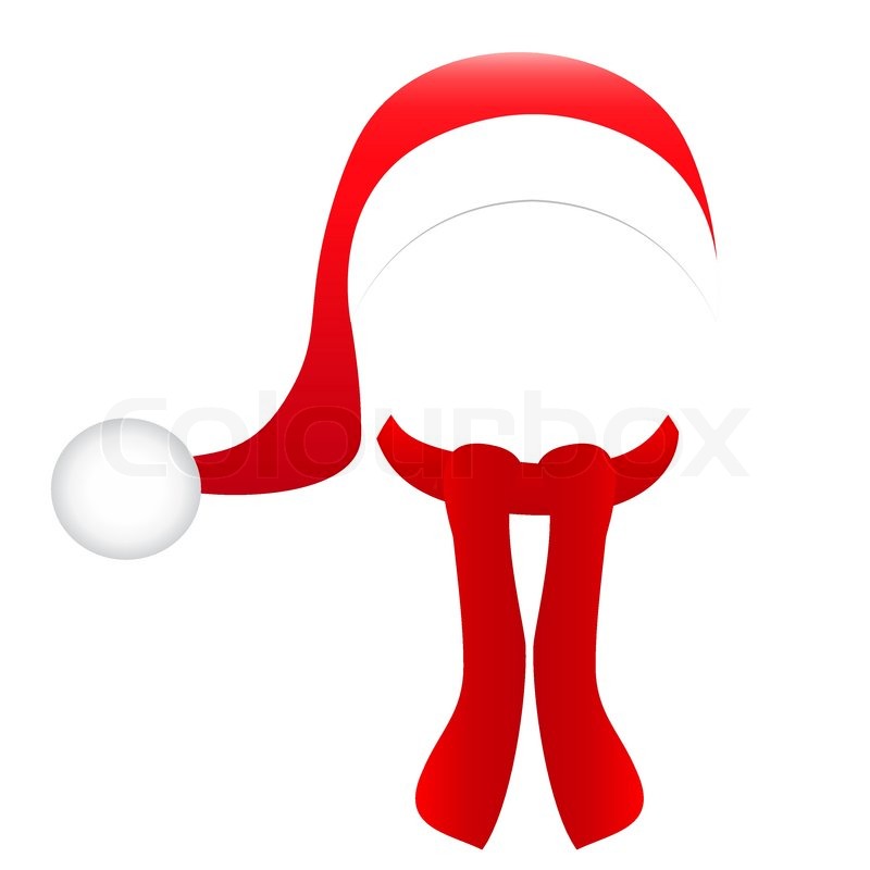 Scarf And Hat Of Santa Claus Stock Vector Colourbox 800x800 Scarf And Hat Of Santa Claus Stock Vector Colourbox