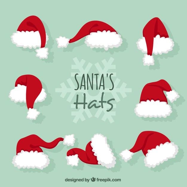 Gorros De Papa Noel Vector Gratis Happy Christmas Santa Claus 626x626 Gorros De Papa Noel Vector Gratis Happy Christmas Santa Claus